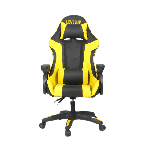 כיסא גיימינג LEVEL UP בצבע צהוב – חוויית ישיבה מנצחת! כיסא גיימינג LEVEL UP בצבע צהוב – חוויית ישיבה מנצחת! – תמונה 1