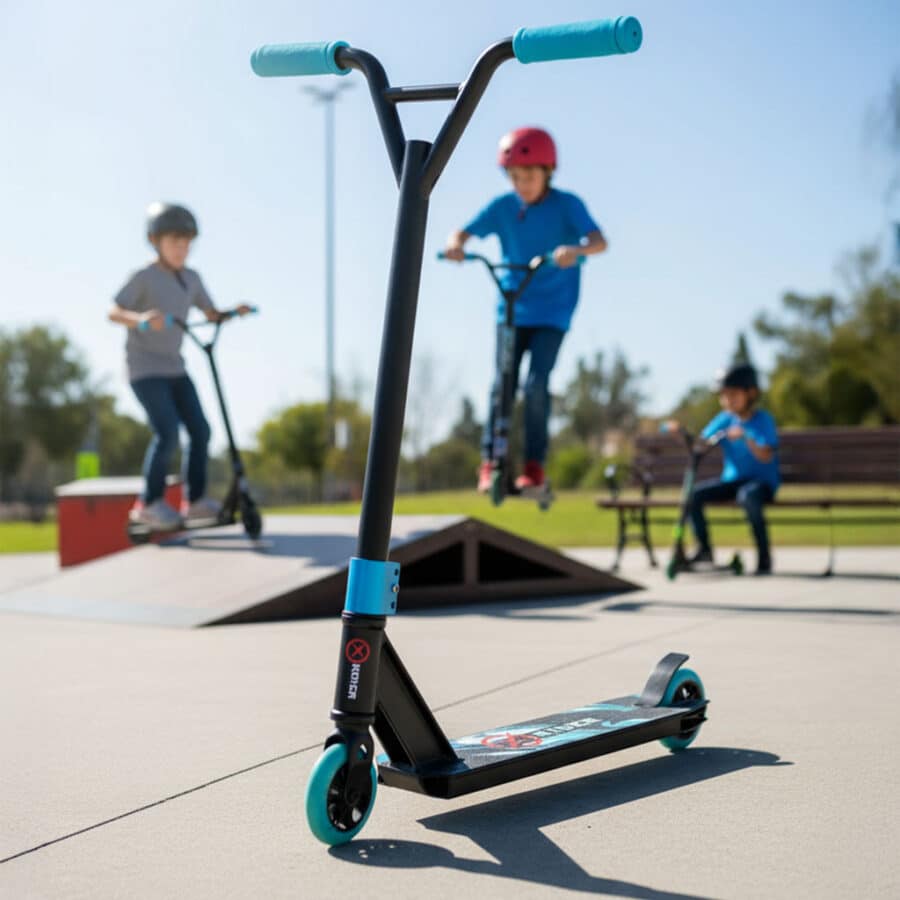 ⁦קורקינט לילדים פרו אקס מקצועי בצבע כחול⁩ – תמונה ⁦3⁩