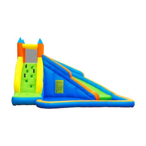 מתקן מתנפח טירה עם מגלשה | מתקן רטוב