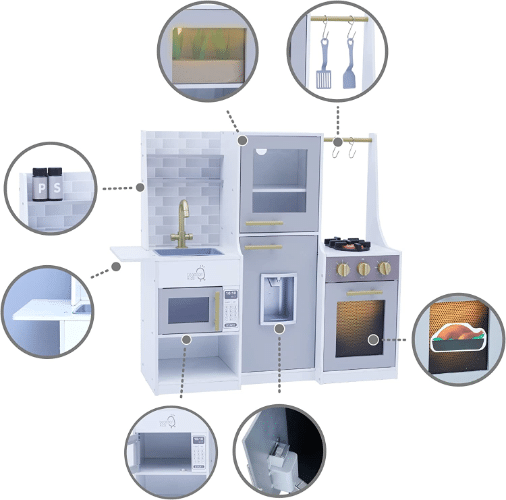 מטבח לילדים דגם גילי – מטבח מעץ לילדים