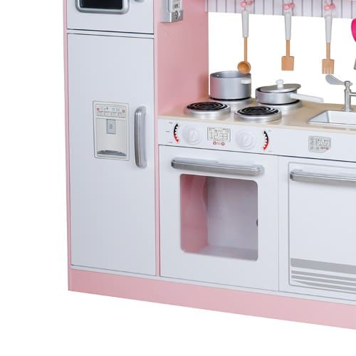 מטבח עץ לילדים ורוד – דגם רעות