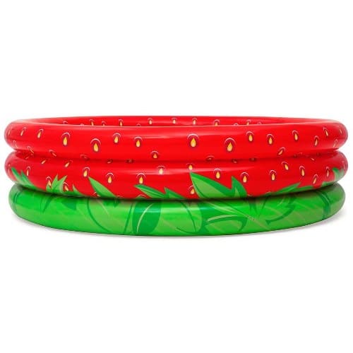 בריכה מתנפחת עגולה בעיצוב תות שדה