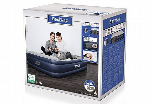 מזרן מתנפח זוגי עם משאבה מובנית | Queen INDOOR Airbeds