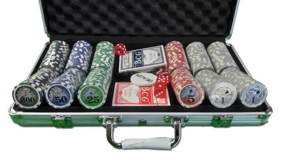 ⁦מזוודת פוקר מקצועית 500 ז'יטונים - 13.5 גרם⁩ – תמונה ⁦3⁩