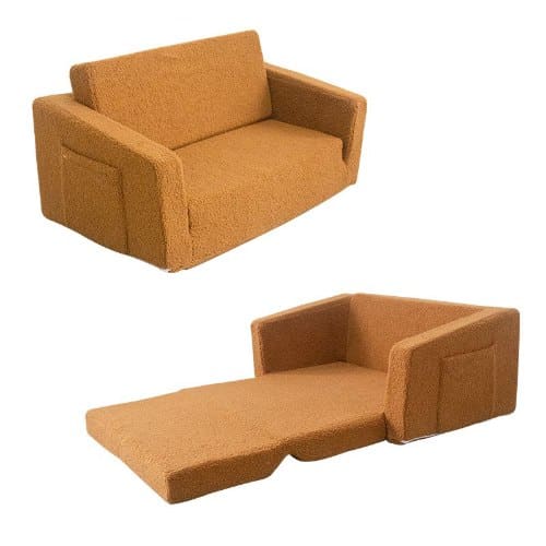 ספה נפתחת לילדים בצבע חום | דגם SAPAB 