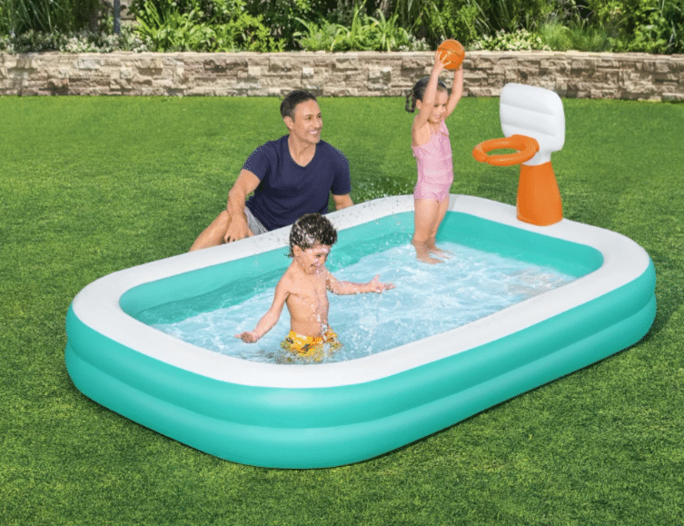 בריכה מתנפחת עם סל | בריכה לילדים