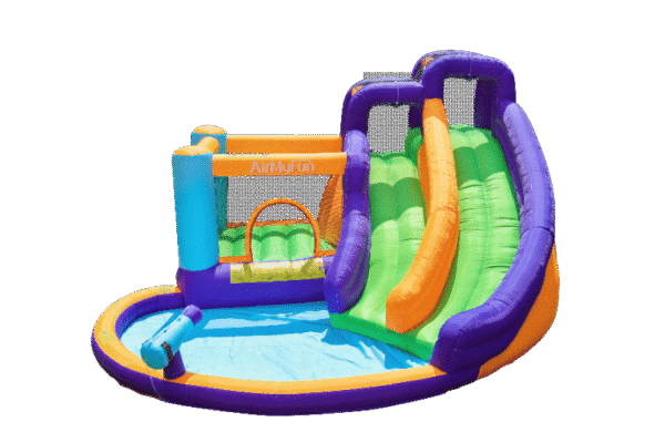 מתקן קפיצה מתנפח רטוב ענק סגול |W83005 מקט|DOCTOR DOLPHIN