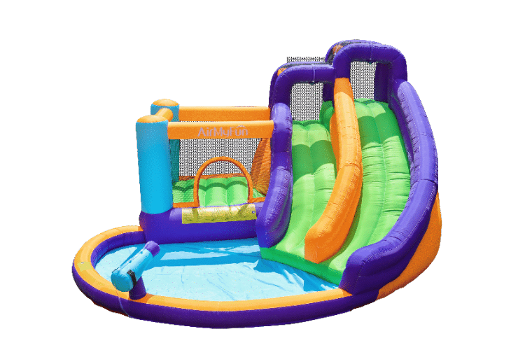 מתקן קפיצה מתנפח רטוב ענק סגול |W83005 מקט|DOCTOR DOLPHIN