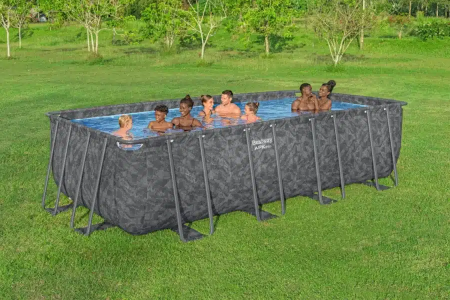 ⁦בריכת מלבנית+ משאבת חול 1600+סולם+ כיסוי וצמר גפן|5.49X2.74X1.32 סמ|APX 365| BESTWAY|מקט |⁩ – תמונה ⁦7⁩