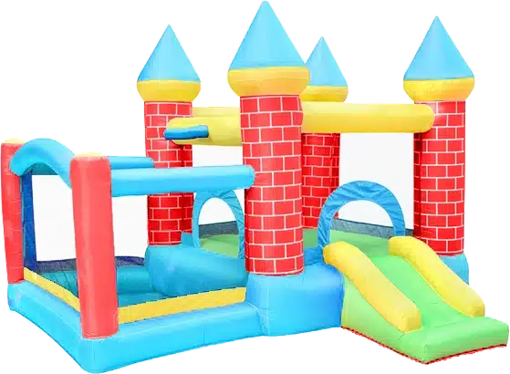 מתקן קפיצה מתנפח בינוני | 92043 | הטירה | JUMPER | מגלשה+משטח קפיצה