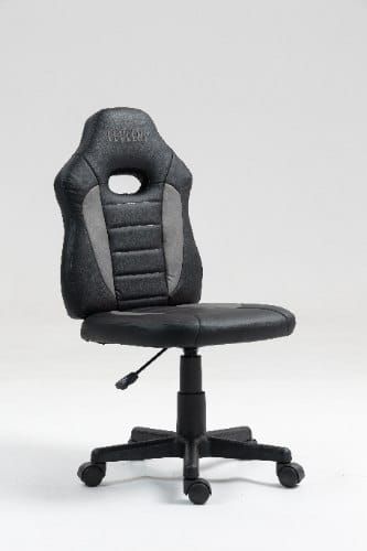 כיסא תלמיד ארגונומי לנוער בצבע שחור ואפור | מקט LEVEL UP | S301-BG