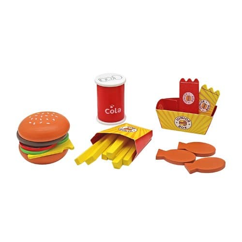 ערכת בורגר מעץ לילדים | מק"ט: W10B186 |