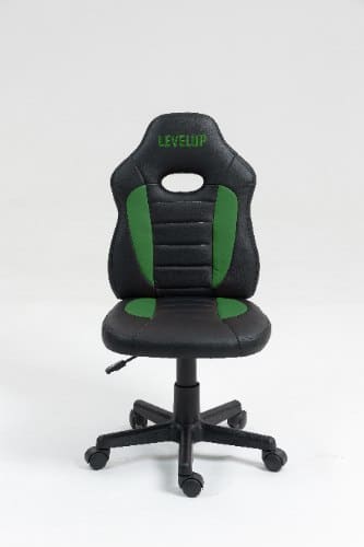 כיסא תלמיד ארגונומי לנוער בצבע שחור וירוק | מק"ט: S301-BG2 | LEVEL UP