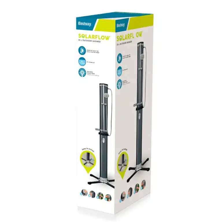 מקלחון חיצוני לחצר/גינה עם ראש מקלחון מתכוונן 35 ליטר | מקט BESTWAY| 58696