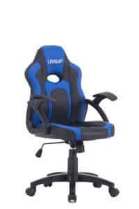 כיסא גיימינג לילדים ארגונומי עד גיל 10 עם ידיות דגם כריש בצבע שחור וכחול| מקט LEVEL UP SHARK |G512B