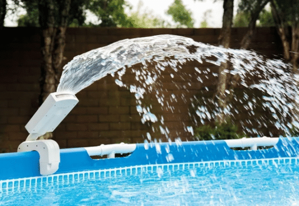 מזרקת לדים צבעונית ללא סוללות לבריכת עמודים ביתית | מקט 28089| INTEX