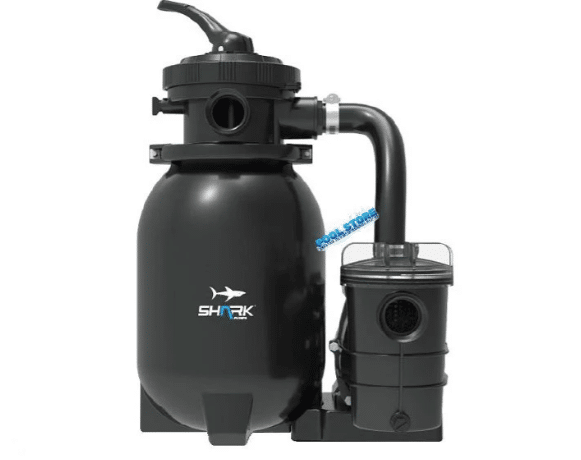משאבת חול 1500 גלון בשעה לבריכה כולל זוג צינורות וצמר סינון| מקט 1235523| SHARK