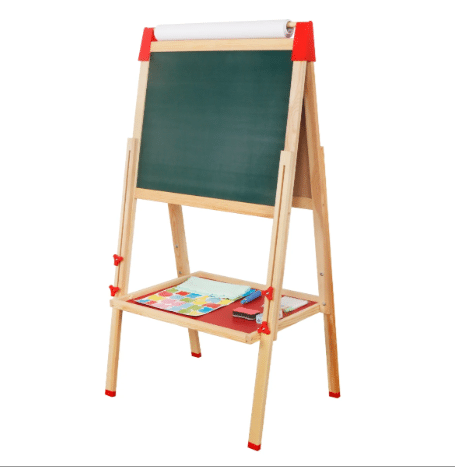 לוח ציור מתכוונן לילדים לגיר וטוש מגנטי| מקט W12B196B| בית העץ
