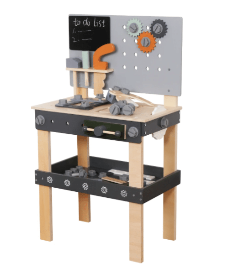שולחן כלי עבודה רון בצבע שחור מעץ לילדים | מקט  W03D242B