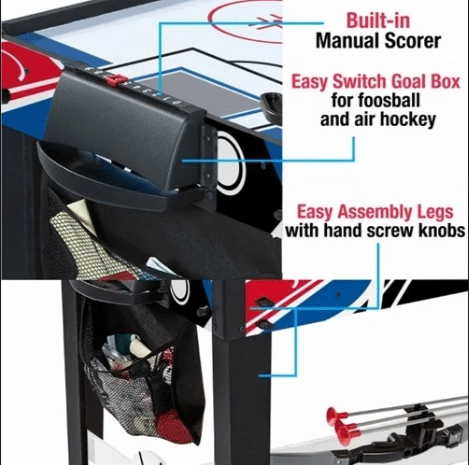 9 משחקים בשולחן משחק אחד מקספאן| 38.3X118.8X74.9 סמ | GT23007| MaxFun