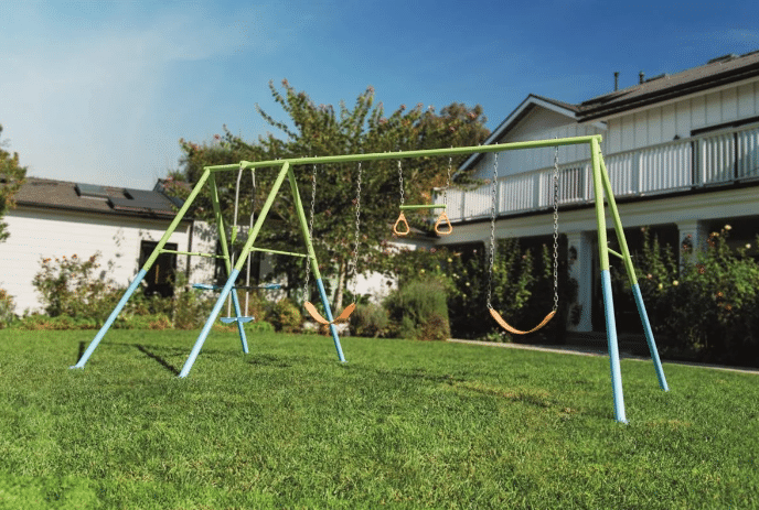 נדנדת ארבעה חלקים לחצר לילדים |4.42X2.35X2 מטר| מקט 44130| INTEX