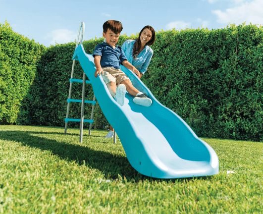 מגלשת שלושה שלבים לחצר לילדים |251X84X147ס"מ| מקט 44107| INTEX