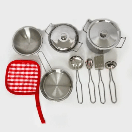 מארז כלי מטבח מנירוסטה לילדים | מקט 6900001091141