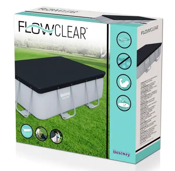 כיסוי לבריכה מלבנית | 282X196X84 PVC ס"מ | מקט 58442