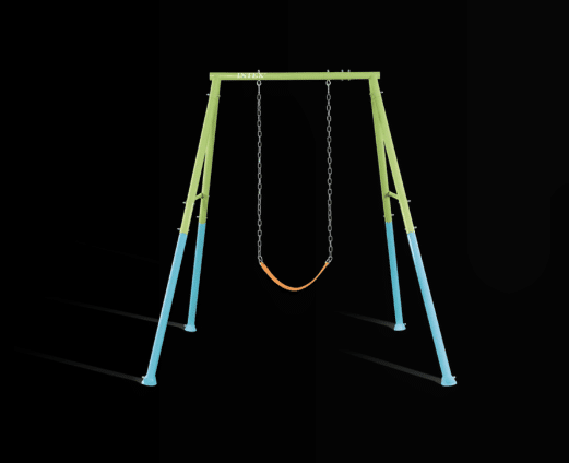 נדנדה לחצר לילד יחיד עם מושב גמיש לילד ולתינוק להחלפה | 2.35X2X1.70 מטר| מקט 44113 INTEX