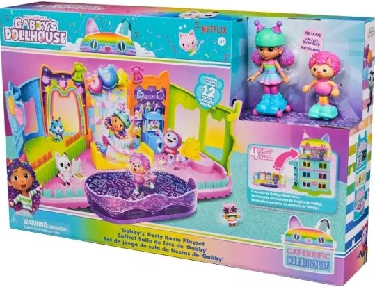 חדר מסיבות החלקה על גלגיליות של גבי | Gabby's Dollhouse | מק"ט 3645H