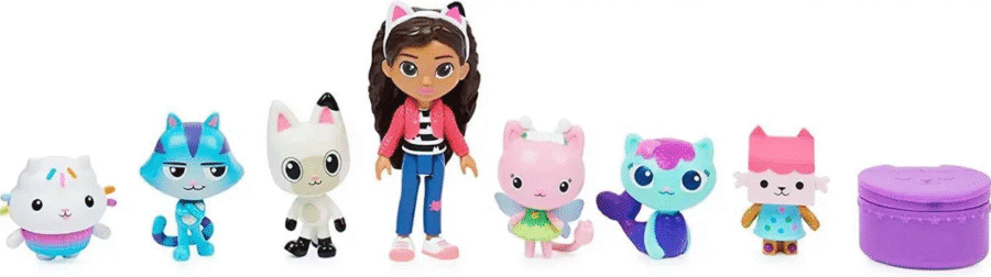 ⁦בית בובות של גבי סט 7 בובות דלוקס |Gabby’s Dollhouse | מקט 3604H⁩ – תמונה ⁦3⁩