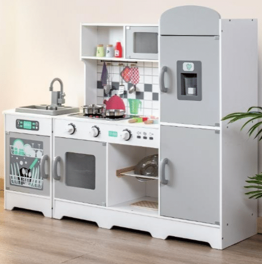 מטבח אלקטרוני ניר מעץ לילדים W10C610