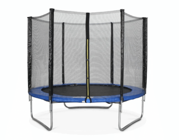 טרמפולינה + סולם 12 פיט ללא קרטון באיסוף עצמי בצבע כחול ( 366 סמ) OSA366_OUTLET מבית Jumpy Jump
