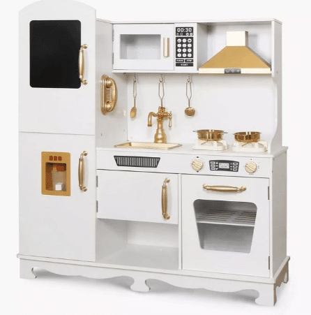 מטבח אלקטרוני ורד מעץ לילדים W10C544E